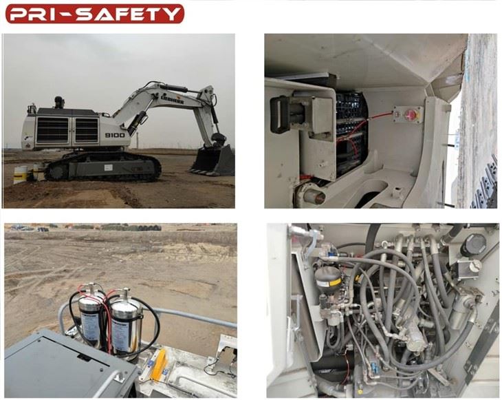 Mining Automatic Fire Suppression Systems Heavy Duty Bracket Mounted